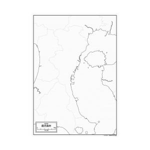 白地図専門店 鹿児島県 九州 沖縄 Yahoo ショッピング