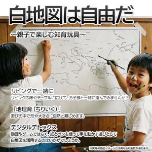地中海全図の地図ポスター 書ける白地図 2枚入りの詳細画像3