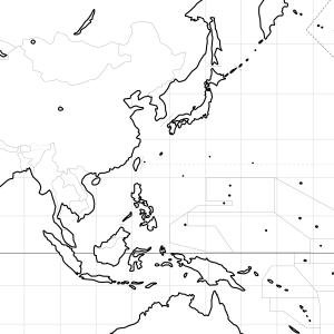 世界地図の白地図 大きいポスター 国名入り 2...の詳細画像2