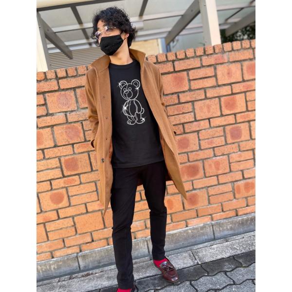 flt-009　マスコットベアーＤ　ユニセックス　黒　キラキラオリジナル　高級プレミアムストーン　お...