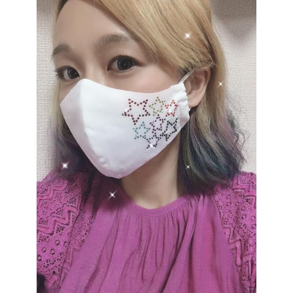 FREESマスク022 マルチスターラインストーンマスク フリーズマスク キラキラマスク 水洗い10...