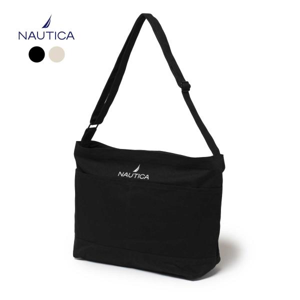 NAUTICA ノーティカ ショルダーバッグ A4 メンズ レディース カジュアル 帆布 キャンバス...