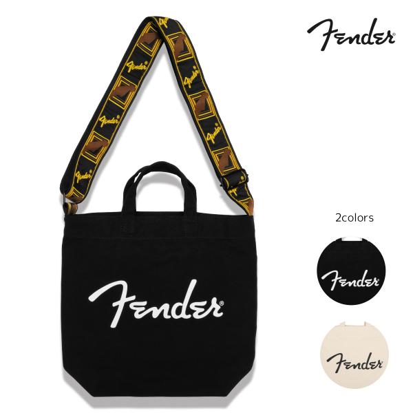 Fender フェンダー ショルダーバッグ トートバッグ メンズ レディース カジュアル コットン ...