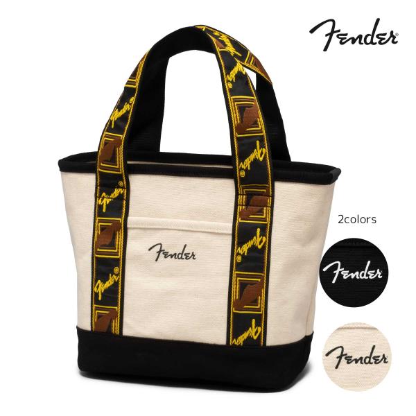 Fender フェンダー トートバッグ ミニトート メンズ レディース カジュアル コットン ギター...