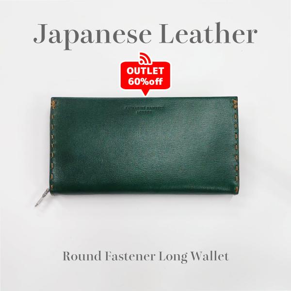 アウトレット KATHARINE HAMNETT キャサリンハムネット 長財布 財布 ラウンドファス...