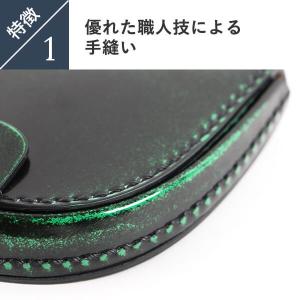 コインケース メンズ 革 パーリィーの馬蹄型小...の詳細画像5