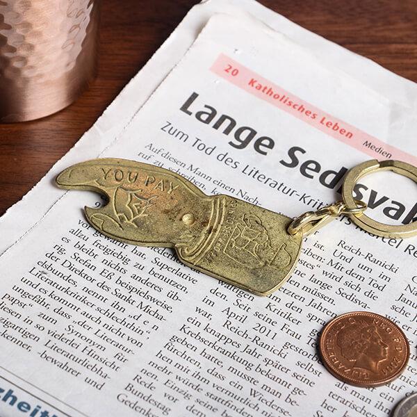 キーホルダー キーリング ビアベリー YOU PAY KEY HOLDER BEERBELLY プレ...