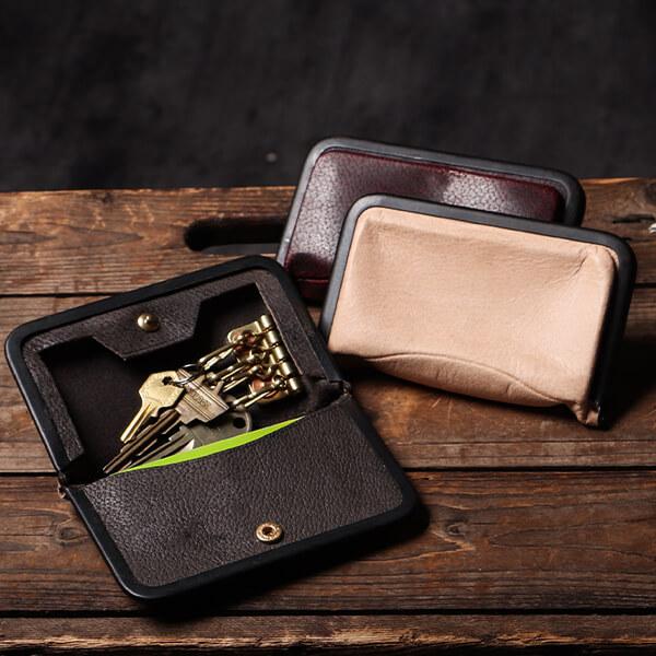 シスクー・ド・フードル カード収納ができる 二つ折りキーケース cocoro-03B Six cou...