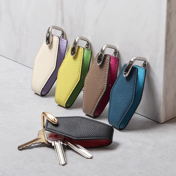 ドロップス東京 ダイヤモンドシェイプキーケース ダービー×シェーブル Sサイズ DROPS TOKY...