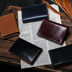 名刺入れ コードバン メンズ プレゼント 名入...の詳細画像3
