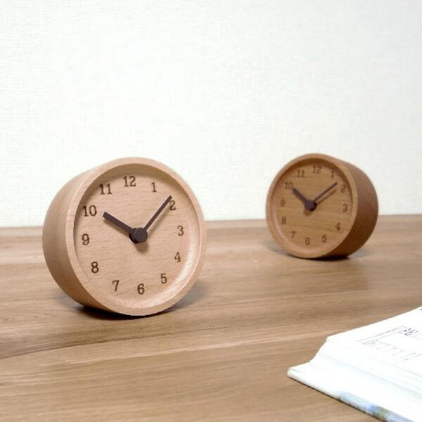 置き時計 北欧 MUKU desk clock アナログ時計 おしゃれ レムノス  Lemnos