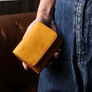 財布 三つ折り財布 プエブロ ゴーストレザー ...の詳細画像4