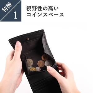 ヒズファクトリー 二つ折り財布 coprire...の詳細画像5
