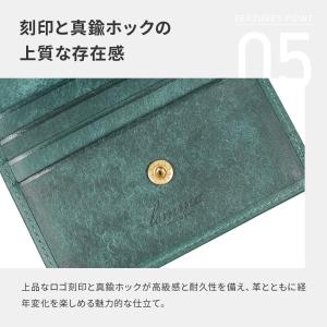 財布 名入れ 本革 二つ折り財布 マリスコ レ...の詳細画像5