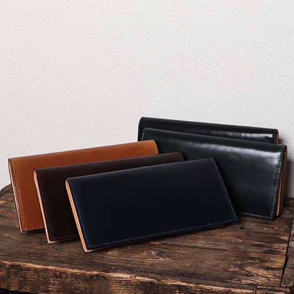 財布 長財布 札入れ 本革 コードバン ブースターズ オイルコードバン 束入れ長財布 Booster...