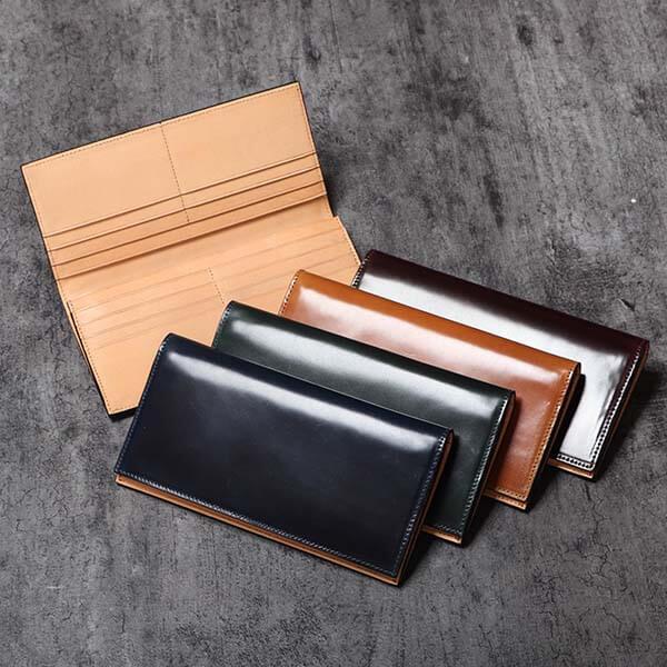 財布 長財布 小銭入れ付き コインケース おしゃれ 人気 革 ブースターズ オイルコードバン 長財布...