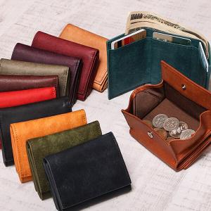 財布 コンパクト 薄型 本革 牛革 メンズ 人気 さいふ レディース ブースターズ プエブロ 薄型三つ折り財布 Boosters