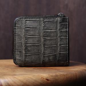 vermilion（ヴァーミリオン） 阿波松煙墨染クロコ S3H マネークリップ