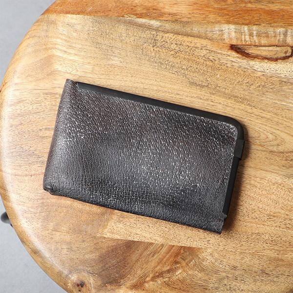 シスクー・ド・フードル L字長財布 cocoro-22Bo 猪革 アイロンワックス Six coup...