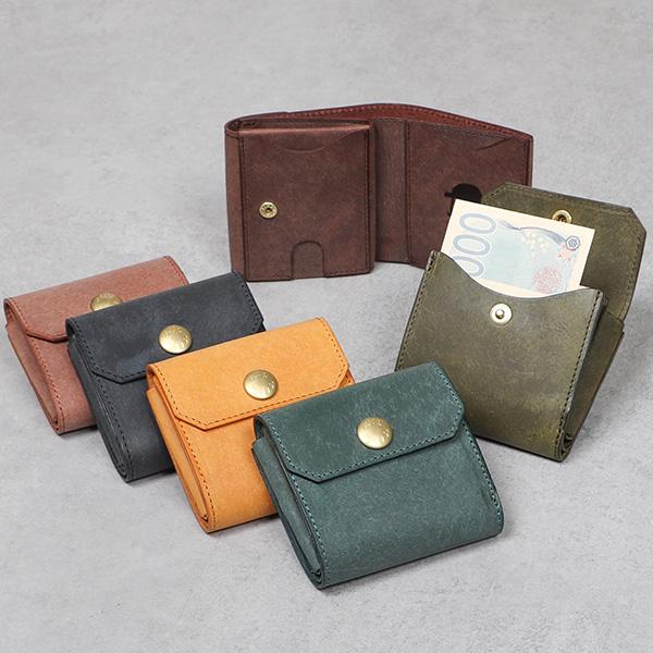 二つ折り財布 メンズ 財布 本革 ビアベリー HATCHBAG ギザ GIZA ハッチバッグ レザー...