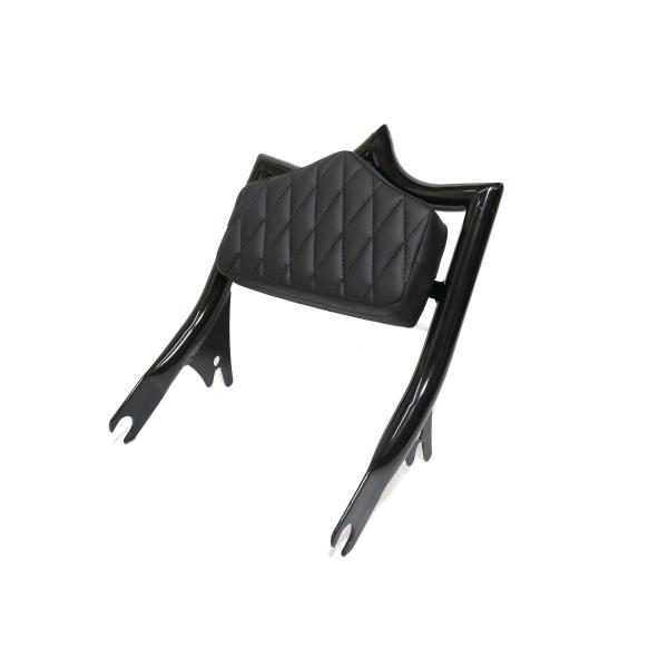 ハーレー ツーリングモデル用 デタッチャブル シーシーバー バックレスト バガー HOGG FLHX...