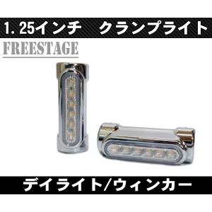 Hurley（ハーレー） 1.25インチ径 1-1/4 クランプ型 LEDデイライト