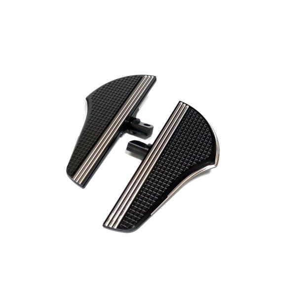 ハーレー アルミオス型フットボード 左右セット XL883N XL1200X FXSB FXST ダ...