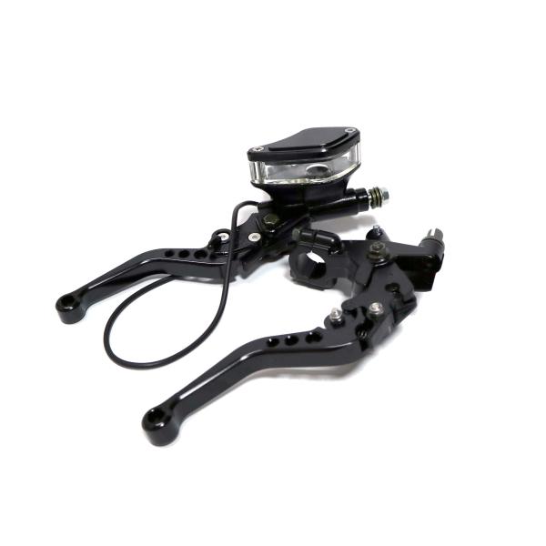 バイク 汎用 22mm ブレーキレバー＆クラッチレバーセット マスター ZXR ninja Z100...