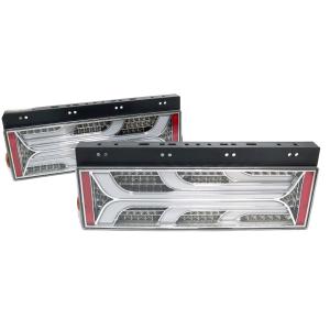 VIGNAL LEDテールランプ 2個セット 2連テールライト テールランプ トラックテールライト LED