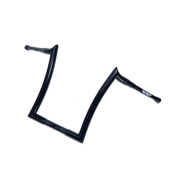 ハーレー用1.5インチ ファットバーハンドル/モンキーバー 16インチ バガー ロードグライド FL...