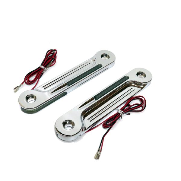 96-2013 ハーレー ツーリングモデル用 LEDビレットウィンカー バガー ストグラ ウルトラ ...