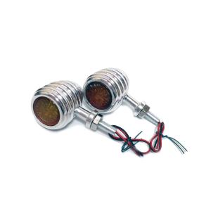 アルミ削り出し LED ウィンカー 4個 ビンテージ ハーレー ショベル