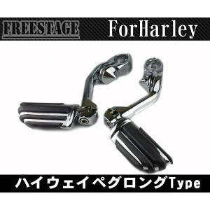 新品　ハーレー純正　エンパイア ハイウェイ フットペグ ハーレー純正□エンパイア ハイウェイペグ フルブラック HARLEY