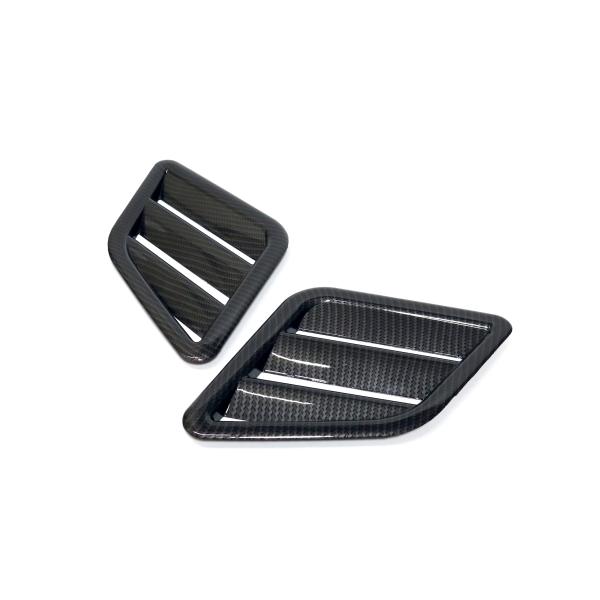 汎用ボンネットダクト 左右セット サメエラダクト 台形 S13 S14 S15 JZX100 4AG...