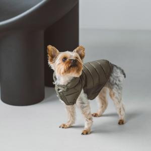 ダックダウンジャケット S / M おしゃれ シンプ 犬服 犬 日本 国産 冬