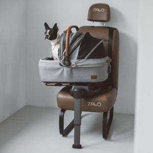 【犬　シート】TAVO Maeve メイブ ＋ ベース 6R　シンプル　おしゃれ　ペットシート　車　ペット用　おしゃれ　安全　旅行　ペット用チャイルドシート