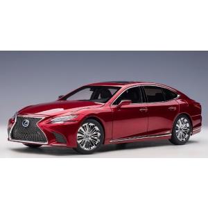 新品 78869 オートアート 1/18 レクサス LS500h （メタリック・ダークレッド　※イン...