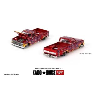 新品 KHMG127 TSM MINI-GT 1/64 シボレー シルバラード デューリー ファイヤ...