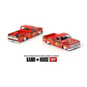 予約 KHMG130 TSM MINI-GT 1/64 シボレー シルバラード TAMIYA x KAIDO HOUSE "クラッドバスター" (左ハンドル)｜ブーストギア ヤフー店