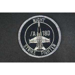 ワッペン USN アメリカ海軍 USMC アメリカ海兵隊 /A-18D 夜間戦闘機 NIGHT ST...