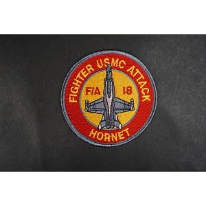 ワッペン USMC アメリカ海兵隊 F/A-18 ホーネット FIGHTER USMC ATTACK...