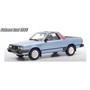 DNA000062 DNA 1/18 スバル ブラット 1986 スペースメタリックブルー