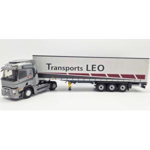 予約 118723 ELIGOR 1/43 ルノー T 480 2021 トートライナー トレーラー TRANSPORTS LEO