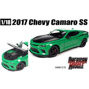 AMM1276 American Muscle 1/18 シェビー 2017 カマロ SS NICKEY グリーンの商品画像