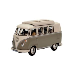 OX76VWS006 OXFORD 1/76 フォルクスワーゲン T1 キャンピングカー マウスグレー/パールホワイトの商品画像