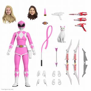 予約 スーパー7   スーパー7 マイティ モーフィン パワーレンジャー ピンクレンジャー アルティメイト アクションフィギュア 22年09月