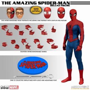 新品 メズコトイズ 1/12 ワン12コレクティブ The Amazing Spider-Man スパイダーマン アクションフィギュア DX エディション