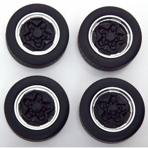 新品 KKDCACC028 KK scale 1/18 ポルシェ rims and tyres se...