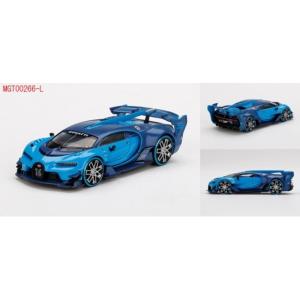 新品 MGT00266-L TSM MINI-GT 1/64 ブガッティ ビジョン グランツーリスモ ブルー(左ハンドル)