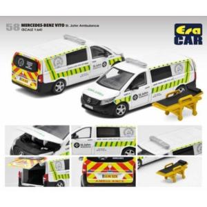 MB21VITRN58 EraCAR 1/64 メルセデス ベンツ Mercedes-Benz Vito St. John Ambulanceの商品画像